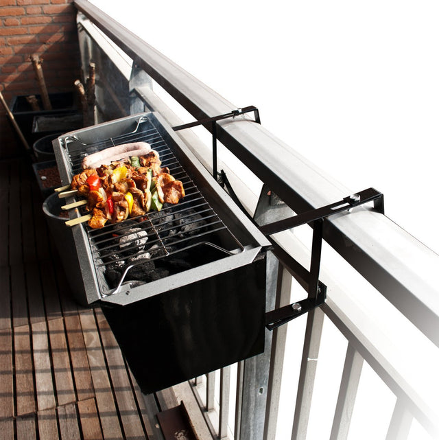 BBQ nu op het balkon met de Balkon BBQ - Deluxe
