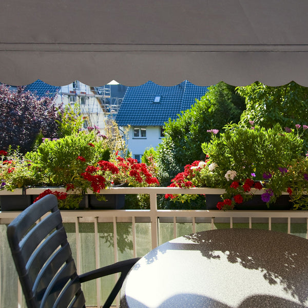 Klemzonnescherm voor balkon