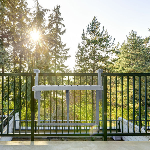 Klaptafel balkon grijs