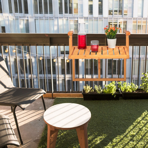 Klaptafel balkon oranje