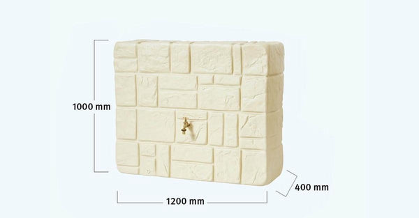 WALL regenton 300 lt zandbeige