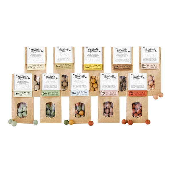 Blossombs - kraft zak Camel