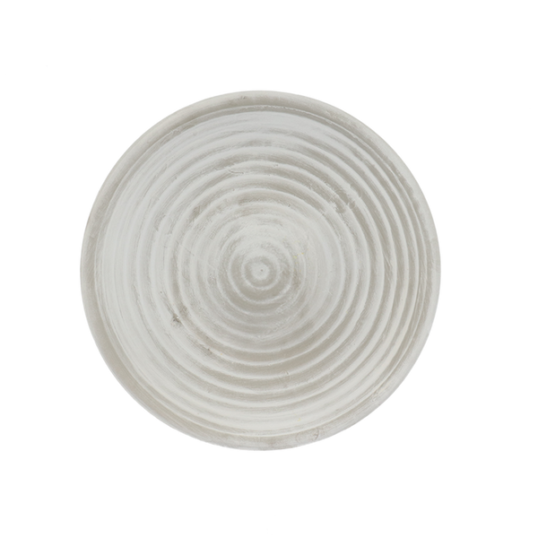 Vogelbad keramiek grijs