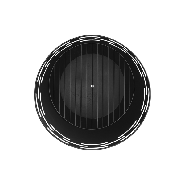 Vuuremmer zwart - laser cut strepen