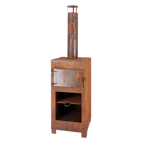 Terraskachel + pizzaoven roest