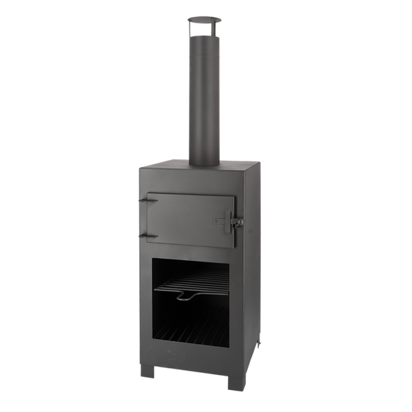 Terraskachel + pizzaoven zwart