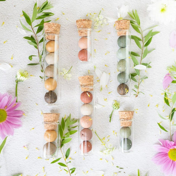 Blossombs - kraft zak Dusty Rose