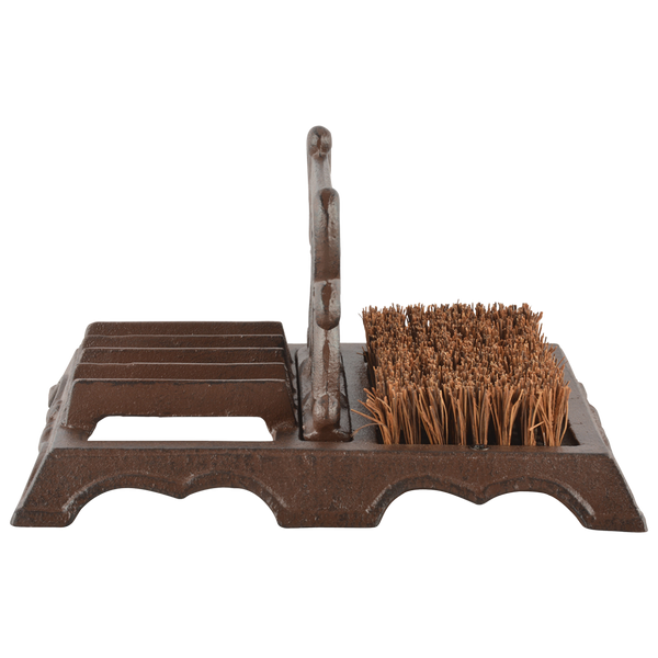 Voetveger met schoenschraper