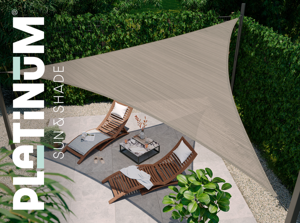 Shade sails Coolfit Driehoek 90° black