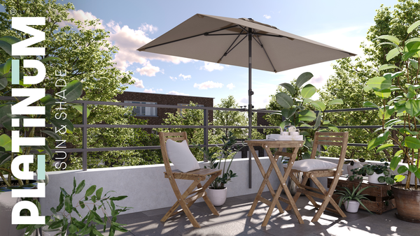 Parasol Lisboa 210x150 Taupe