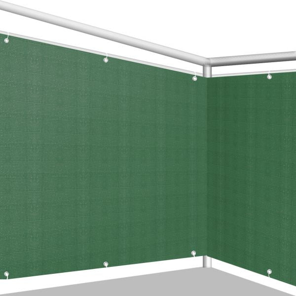 Balkondoek groen 300x90cm