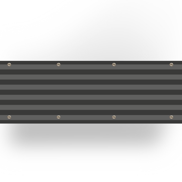 Balkondoek - grijs/antraciet - dubbelzijdig