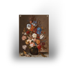 Tuinposter - Stilleven rode tint - 100x70cm