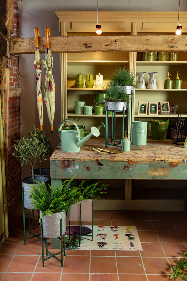 Schaal op standaard rond set/2