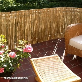 Natuurlijke balkonschermen