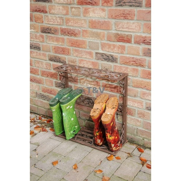 Laarzenrek gietijzer - 2 paar