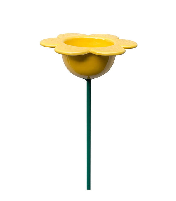 Petal vogel voeder geel