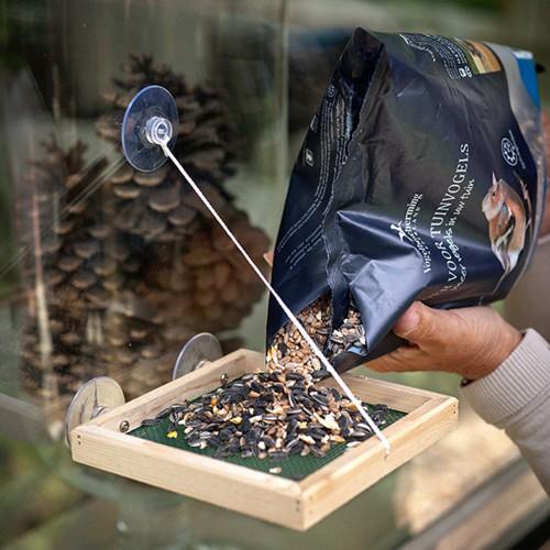 BirdSwing Vide raamvoederplateau