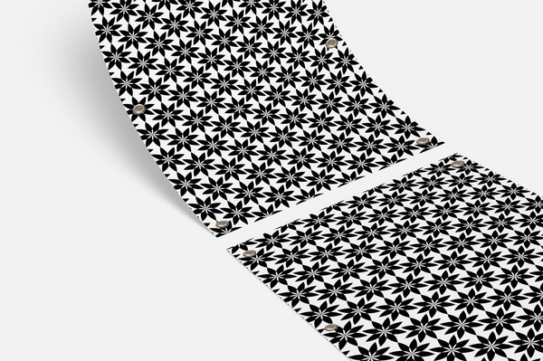 Balkondoek - Bloempatroon - dubbelzijdig