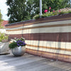Balkondoek bruin/beige 500x90cm