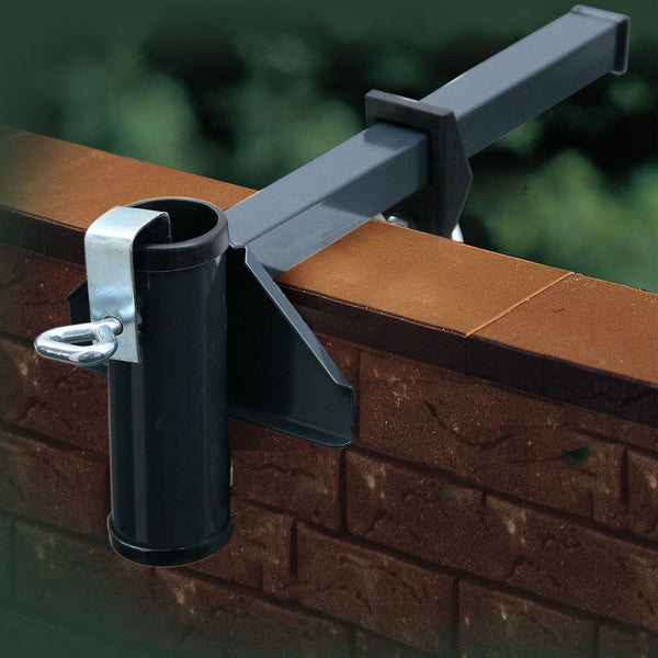 Parasolhouder wand type M aluminium diam. 4cm
