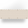 Balkondoek - chevron wit/beige - dubbelzijdig