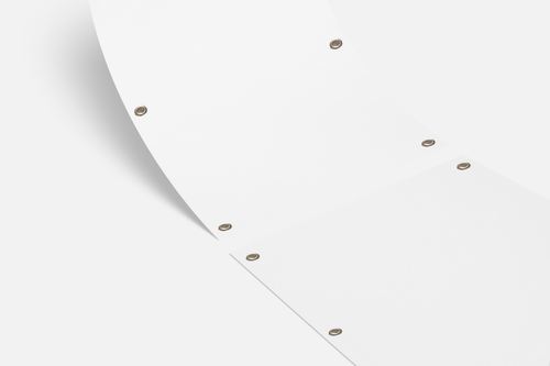 Balkondoek op maat – Premium mat wit