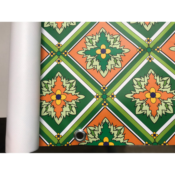 Balkondoek - Tegeltjes print - enkelzijdig