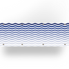 Balkondoek - Golven blauw - dubbelzijdig