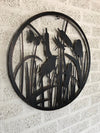Esschert Design - Muurdecoratie rond vogels 60cm